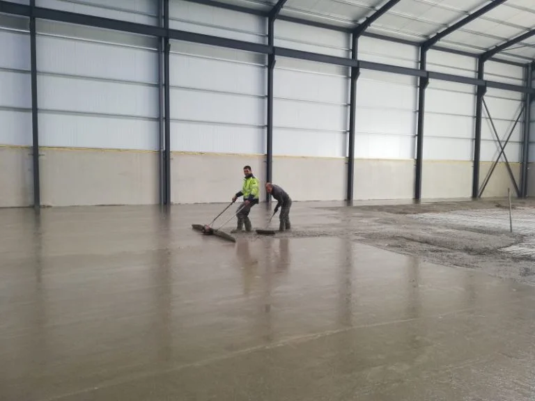 Equipo Hormigón Impreso Vitoria en obra
